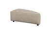 Miniature 1-seater footstool right in beige fabric Hunter 1