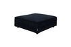 Miniature 1-seater ottoman in blue fabric Hunter 4