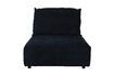 Miniature 1-seater sofa element in blue fabric Hunter 1