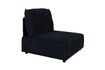 Miniature 1-seater sofa element in blue fabric Hunter 5