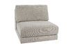 Miniature 1-seater sofa element in Toronto grey fabric 1