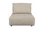 Miniature 1-seater sofa unit in beige fabric Hunter Clipped