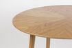 Miniature 100' Beige Wood Round Dining Table Fabio 12