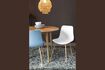 Miniature 100' Beige Wood Round Dining Table Fabio 9