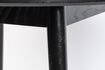 Miniature 100' Round black wood dining table Fabio 12