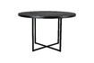 Miniature 120' Round black wooden dining table Class 1