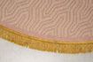 Miniature 200cm round carpet in pink SoSoft fabric 4