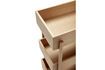 Miniature 3 compartments shelf in beige wood Stack 6