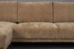 Miniature 3-seater sofa in camel fabric left Harper 3