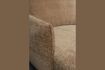 Miniature 3-seater sofa in camel fabric left Harper 5