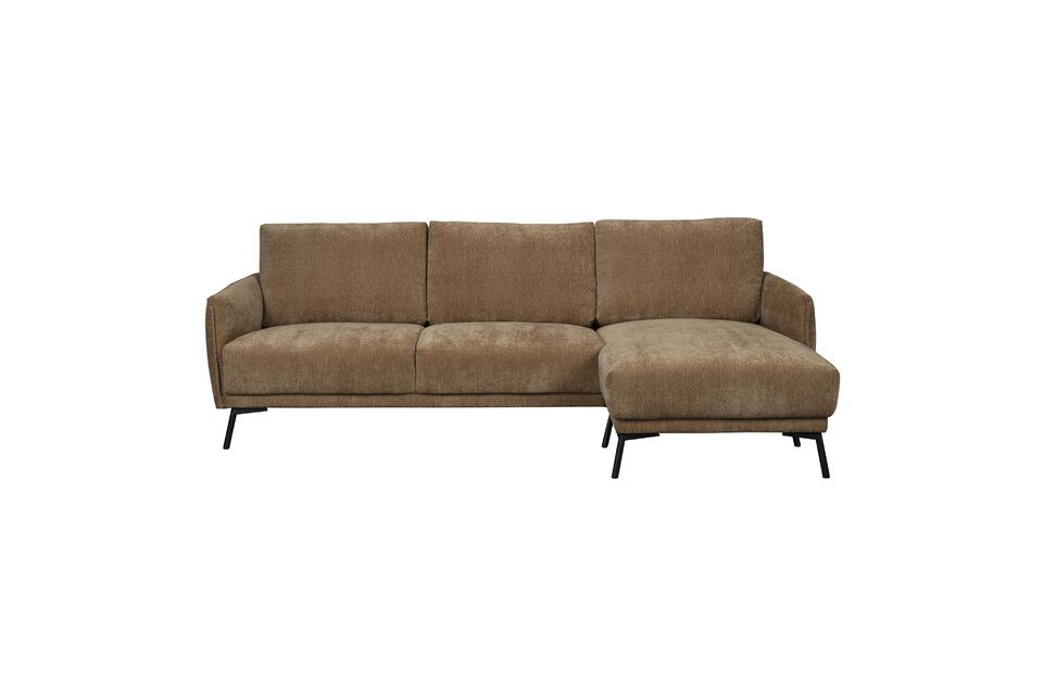 3-seater sofa in camel fabric right Harper DutchBone