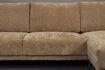 Miniature 3-seater sofa in camel fabric right Harper 3