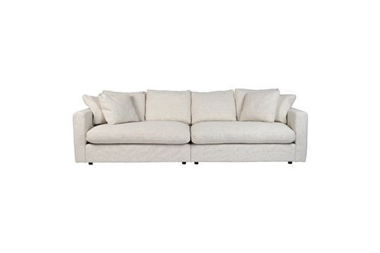 3 seater sofa in cream fabric Sense