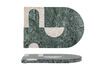 Miniature Abrianna green marble cutting board 2