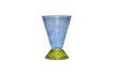 Miniature Abyss blue and green glass vase 4