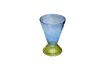 Miniature Abyss blue and green glass vase 5