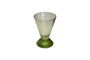 Miniature Abyss green glass vase Clipped