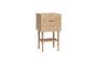 Miniature Acorn light oak veneer bedside table Clipped