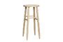 Miniature Acorn light wood bar stool Clipped