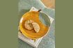 Miniature Agnes orange stoneware plate 3