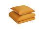 Miniature Aki orange cotton bedspread 60x200 cm Clipped