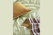 Miniature Aki orange cotton bedspread 60x200 cm 2