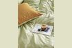 Miniature Aki orange cotton bedspread 60x200 cm 3