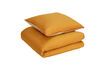 Miniature Aki orange cotton bedspread 80x220cm 1