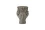 Miniature Akira grey stoneware vase H30 Clipped