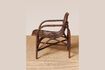 Miniature Alamo brown rattan armchair 4