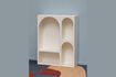 Miniature Alcove white wooden Chipboard shelf 4