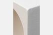 Miniature Alcove white wooden Chipboard shelf 8