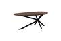 Miniature Alegre dark wood dining table Clipped