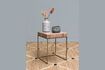 Miniature Algarve pink and gold ceramic side table 2