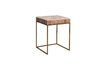 Miniature Algarve pink and gold ceramic side table 4