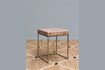 Miniature Algarve pink and gold ceramic side table 1