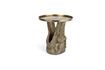 Miniature Alligator gold aluminum side table 1