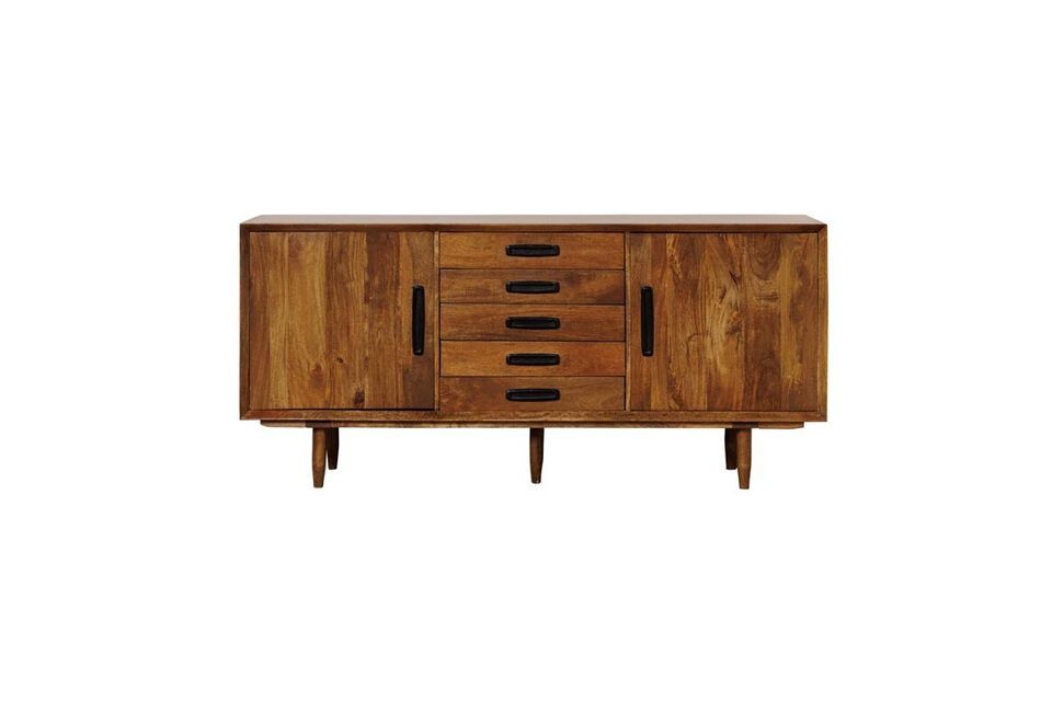 Integrating this sideboard into your space will not only increase your storage capacity