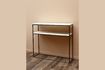 Miniature Amanty narrow console in marble and metal 1