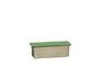 Miniature Amare green ceramic storage jar Clipped