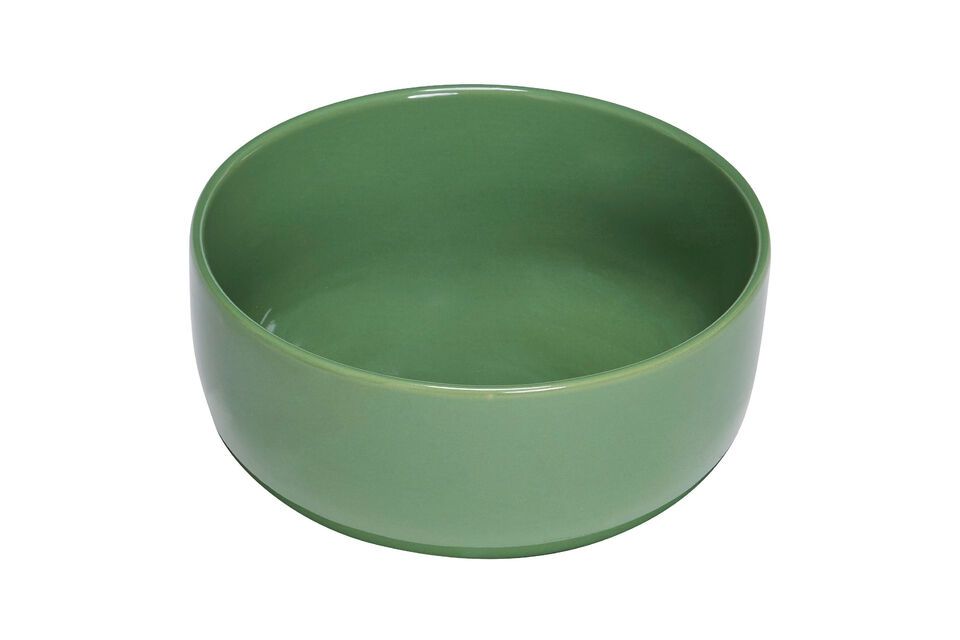 This small Amare green ceramic bowl