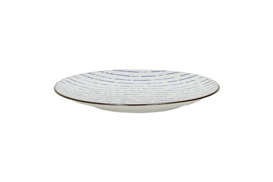 Anafi blue porcelain dessert plate Clipped