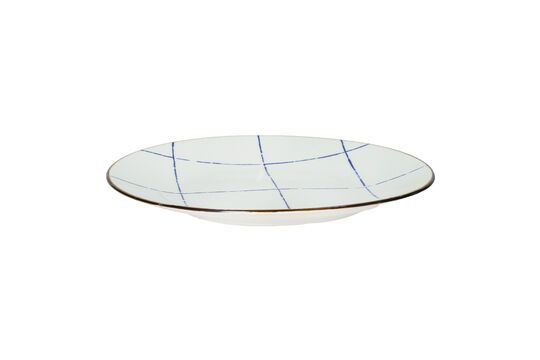 Anafi blue porcelain dinner plate Clipped