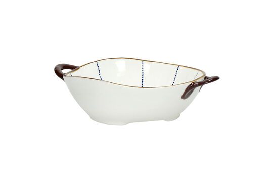 Anafi blue porcelain pasta bowl Clipped