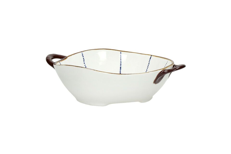 Anafi blue porcelain pasta bowl Pomax