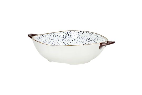 Anafi blue porcelain salad bowl Clipped