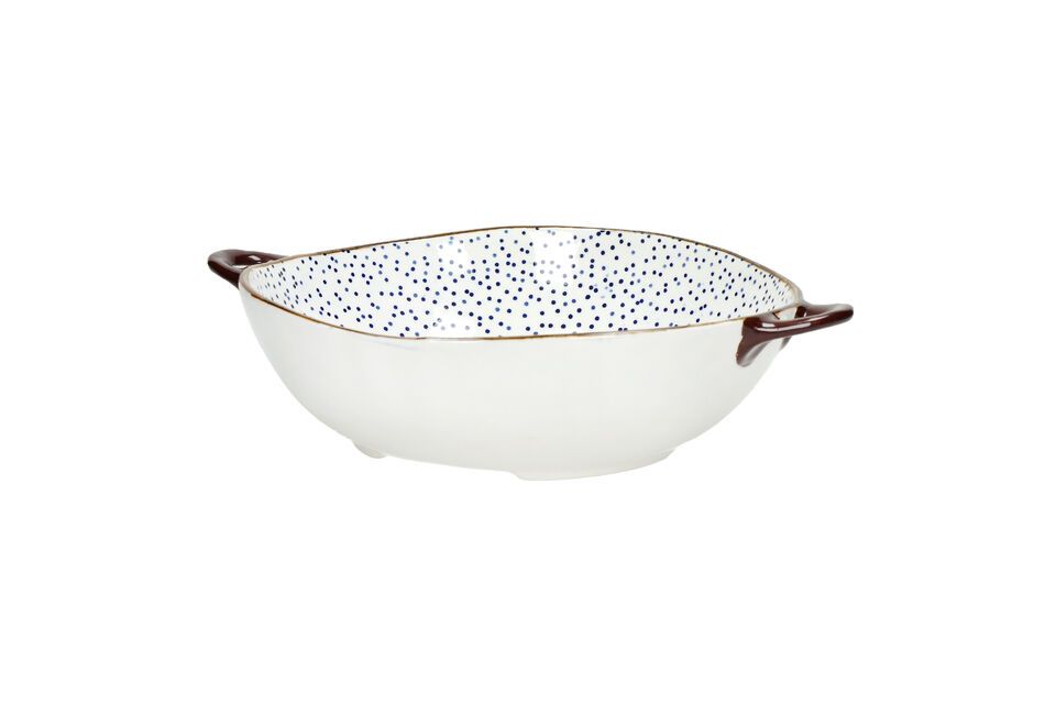 Anafi blue porcelain salad bowl Pomax