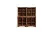 Miniature Anatole dark wood bookcase 8