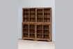 Miniature Anatole dark wood bookcase 4