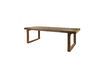 Miniature Andalucia brown wooden dining table 1